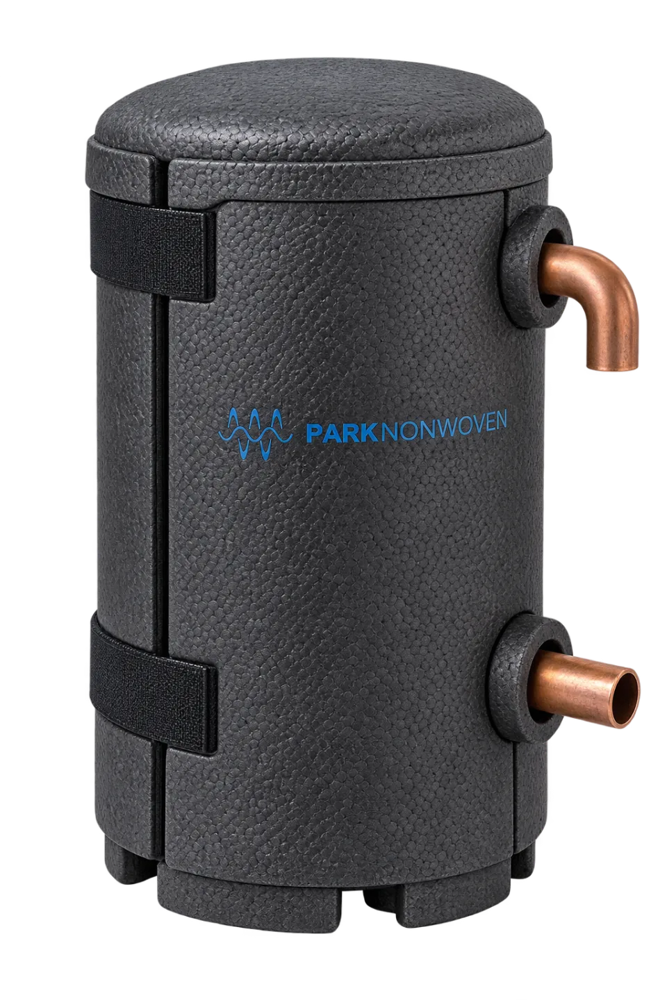 Illustrative heat-pump covers product render with PARK Nonwoven branding